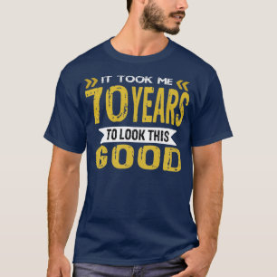 Camiseta Levei 70 anos para parecer tão bom