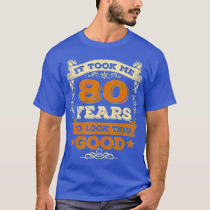 Camiseta Levei 80 Anos Para Ver Este Bom 80 De 1942 Bi