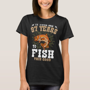 Camiseta Levei 87 Anos Para Pescar Este Bom Pássaro De Pesc