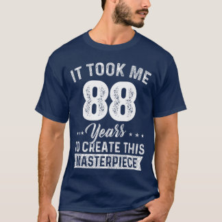 Camiseta Levei 88 Anos Obra-Prima 88º Aniversário 88 Anos