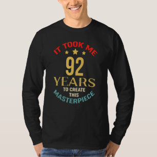 Camiseta Levei 92 Anos Para Criar Esta Masterícula 92t