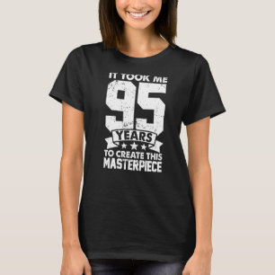 Camiseta Levei 95 Anos Para Criar Esta Masterícula 95t