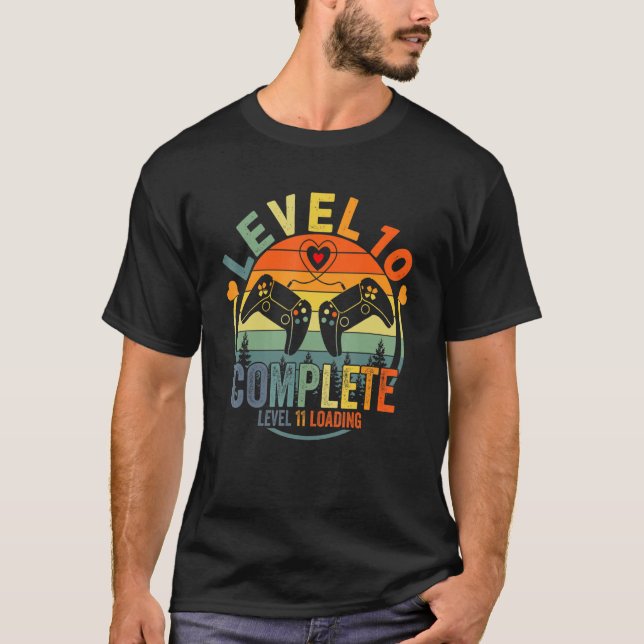 Camiseta Level 10 Complete Level 11 Loading Game Wedding An (Frente)