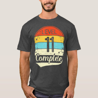 Camiseta Level 11 Complete 11th Wedding Anniversary Gift Hi