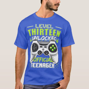 Camiseta Level 13 Unlocked 13th Video Birthday Gift (20)