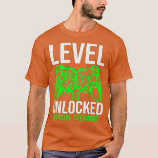 Camiseta Level 13 Unlocked  13th Video  Birthday Gift  (61)