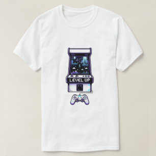 Camiseta Level Up Gaming Streetwear de Arcade Re