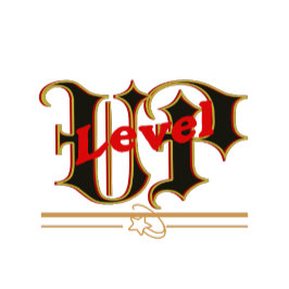 Camiseta Level Up Love – Gothic Typography Design