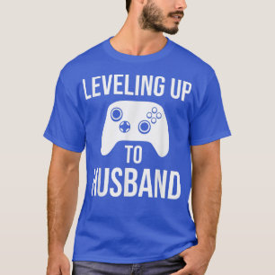 Camiseta Levelin de Casamento do Noivado do Mens Gamer