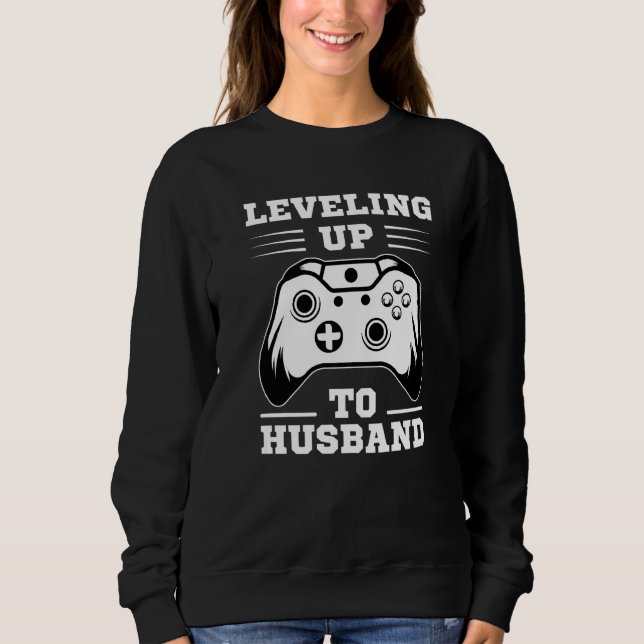 Camiseta Leveling up to Husband Gamer Groom Wedding (Frente)