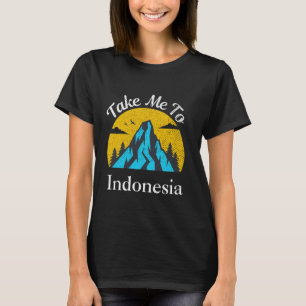 Camiseta Levem-Me À Vacinação Indonésia Vintage