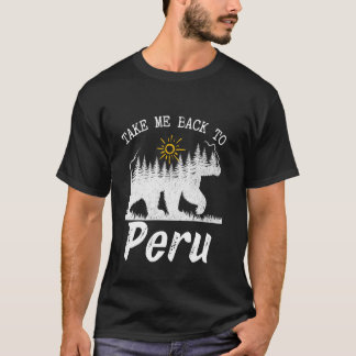 Camiseta Levem-Me De Volta Ao Peru Vintage Peru Vacage