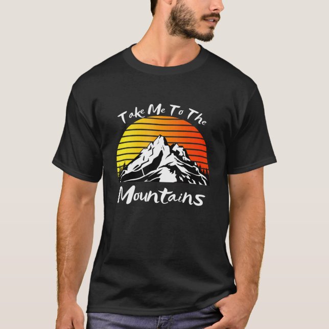 Camiseta Levem-Me Para As Montanhas Que Andam Com Os Sois D (Frente)