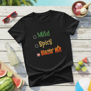 Camiseta Levemente Apimentado Quente Ardente