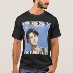Camiseta Levi Ackerman meme
