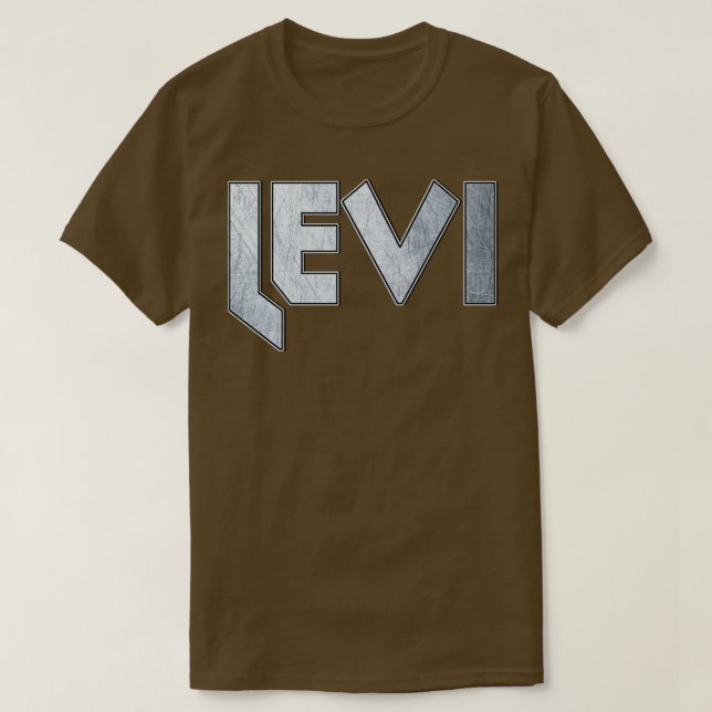 Camiseta Levi de metal pesado (Frente do Design)
