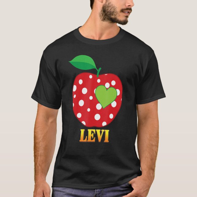 Camiseta Levi Love School Back To School Boy Student Te (Frente)