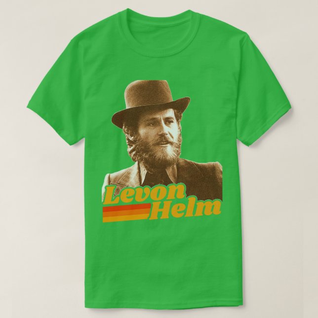 Camiseta Levon Helm The Dirt FanArt Tribute (Frente do Design)