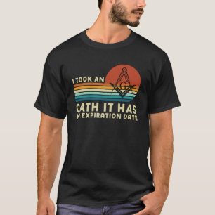 Camiseta Levou Um Juro Masônico Mestra Praça E Compass