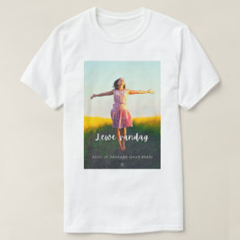 Camiseta Lewe Vandag Asof Jy Vanaand Gaan Braai
