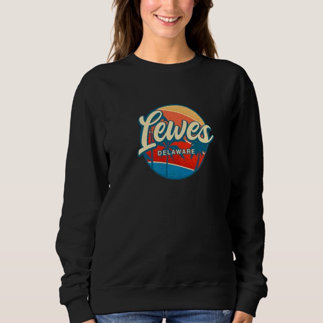 Camiseta Lewes Delaware Summer De Tropical Lewissa Beach (Frente)