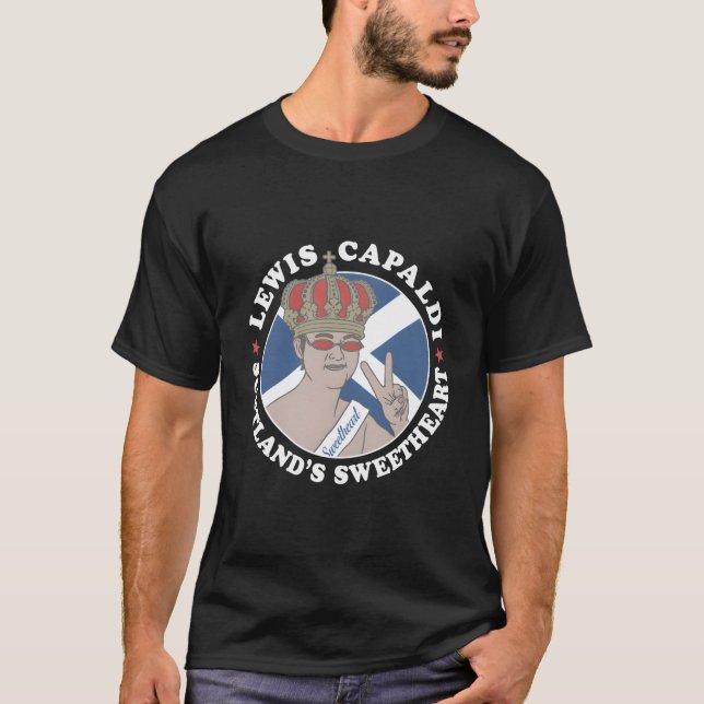 Camiseta Lewis Capaldi Â€“ Doce Escócia (Frente)