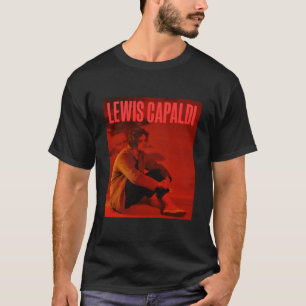 Camiseta Lewis Capaldi – Capa do Álbum Texto Vermelho