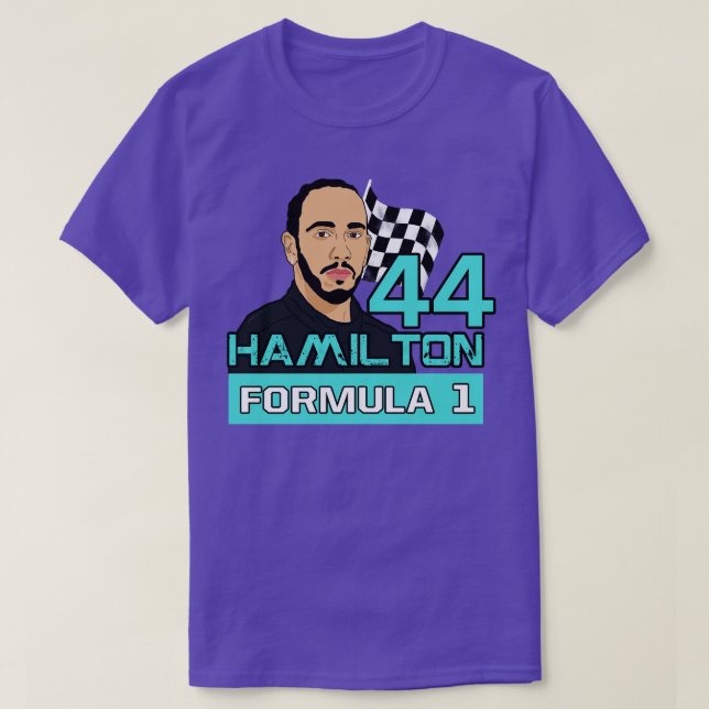 Camiseta Lewis Hamilton (Frente do Design)
