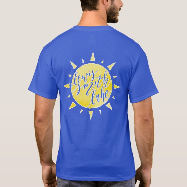 Camiseta Lewis Smith Lake Sunshine Calliografia Dupla Face (Verso)