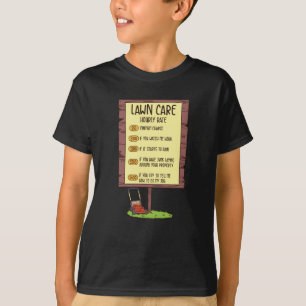 Camiseta Lewn Mower - Lawn Care Hhour Rate
