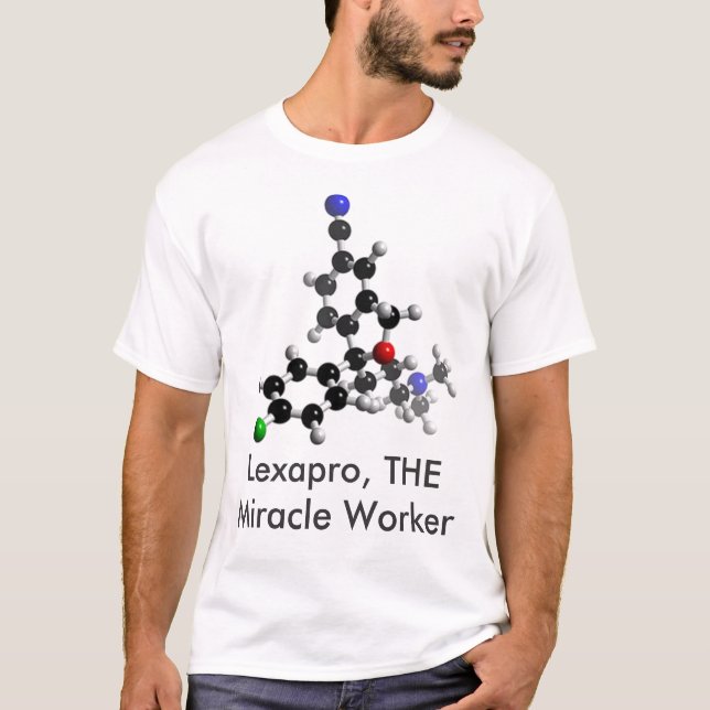 Camiseta Lexapro, trabalhador de milagre (Frente)
