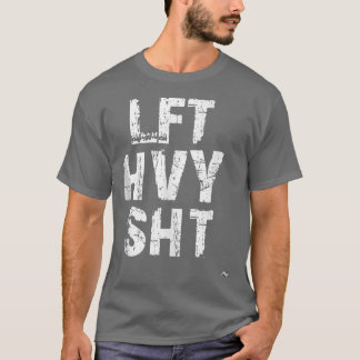 Camiseta LFT HVY SHT Engraçado Levantamento De Peso