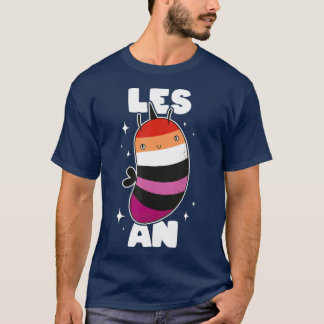 Camiseta LGB Wlw Pride Flag Les Bee An Gay Lesbian Anti