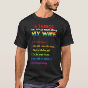Camiseta Lgbt 5 Coisas Que Você Deveria Saber Sobre A Mulhe