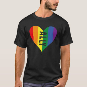 Camiseta LGBT Ally Pride Gay Paz Homossexual Lésbica