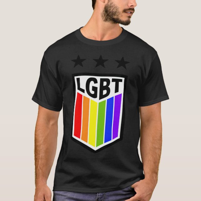 Camiseta LGBT Arco-Íris de diversidade Orgulho gay (5) — st (Frente)