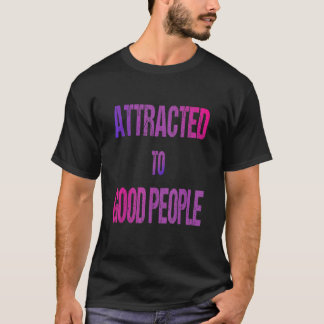 Camiseta Lgbt Atraído A Boas Pessoas, Orgulho Bi Bissexual