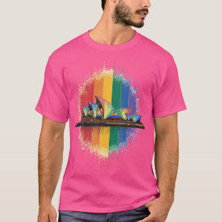 Camiseta Lgbt Austrália Sydney Opera
