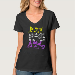 Camiseta Lgbt Cat Dj Música Terceiro Sexo Orgulho Não B