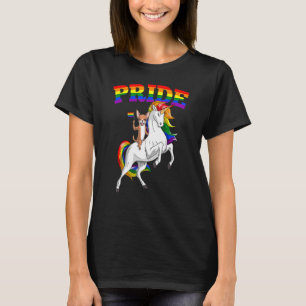 Camiseta Lgbt Chihuahua Dog Unicorn Orgulho gay Rainbow Lgb