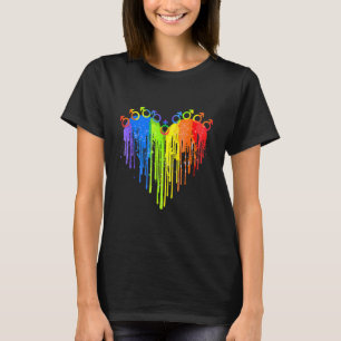Camiseta Lgbt Coração Arco Arco Arco Lgbt Orgulho gay Mês T