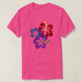 Camiseta LGBT - Cores do Orgulho LGBT Hibiscus