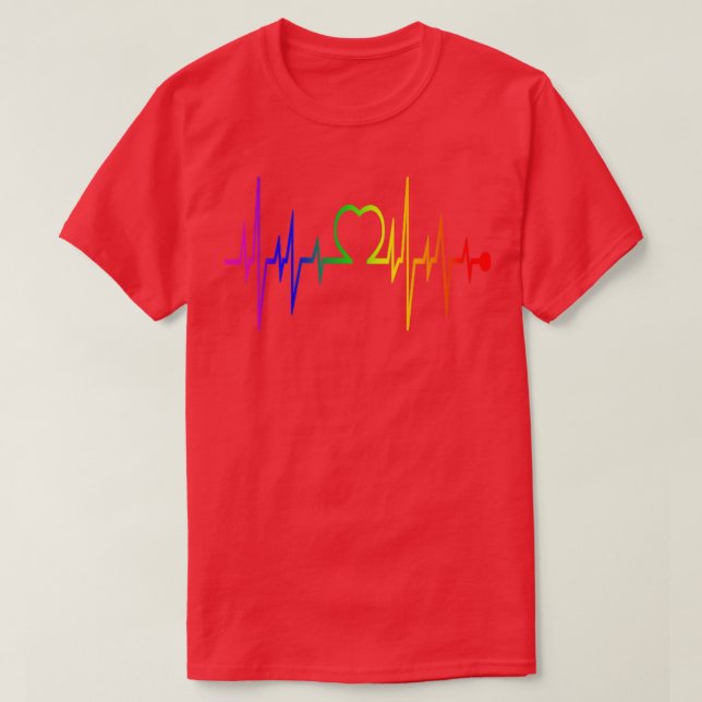 Camiseta lgbt de amor (Frente do Design)