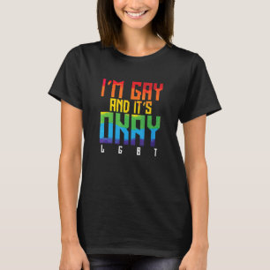 Camiseta LGBT Eu sou Gay e está tudo bem