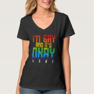 Camiseta LGBT Eu sou Gay e está tudo bem