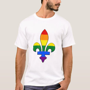 Camiseta LGBT fleur-de-lis