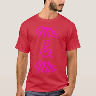 Camiseta LGBT Gay Bachelor Partido Sr. e Sr. Noivado