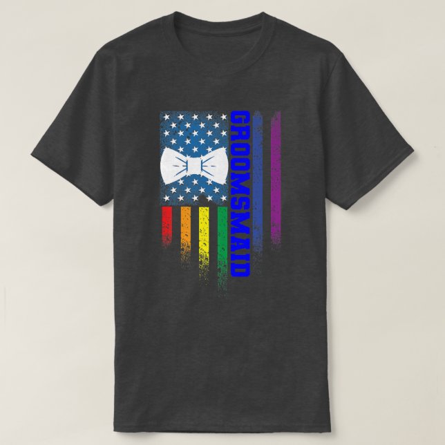 Camiseta Lgbt Gay Bachelor Party Noivado 1348 (Frente do Design)