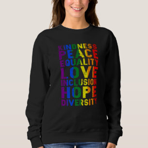 Camiseta Lgbt Gay bondade bondade Paz Amor Igualdade Humana
