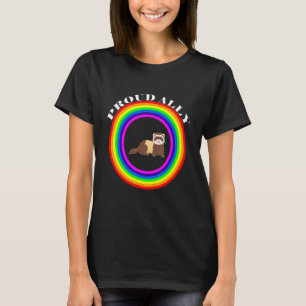 Camiseta LGBT Gay de Lésbica bissexual Fila de Orgulho Tran